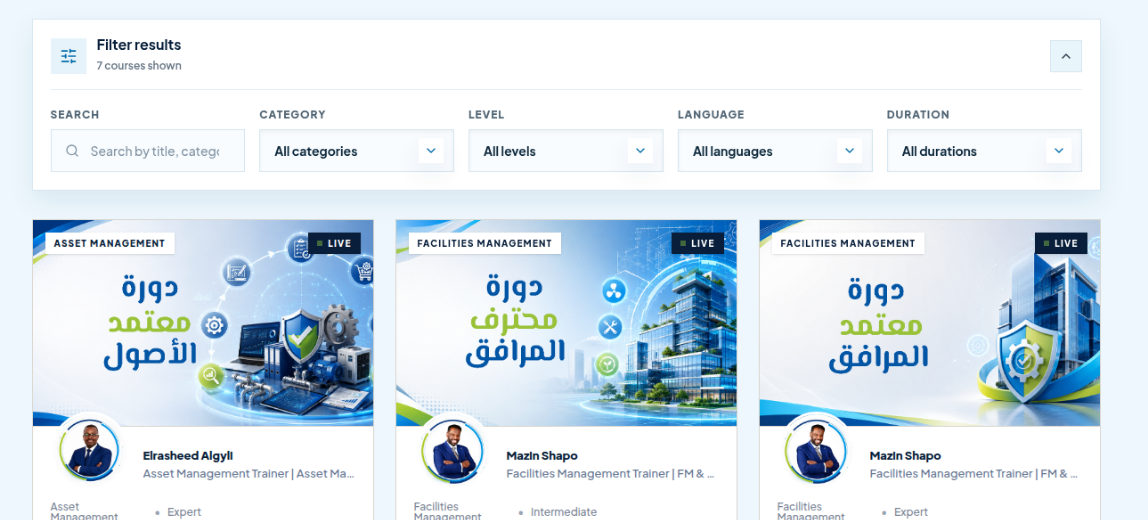 Marafiq — Plateforme de formation en ligne pour les professionnels du facility management - Image 1