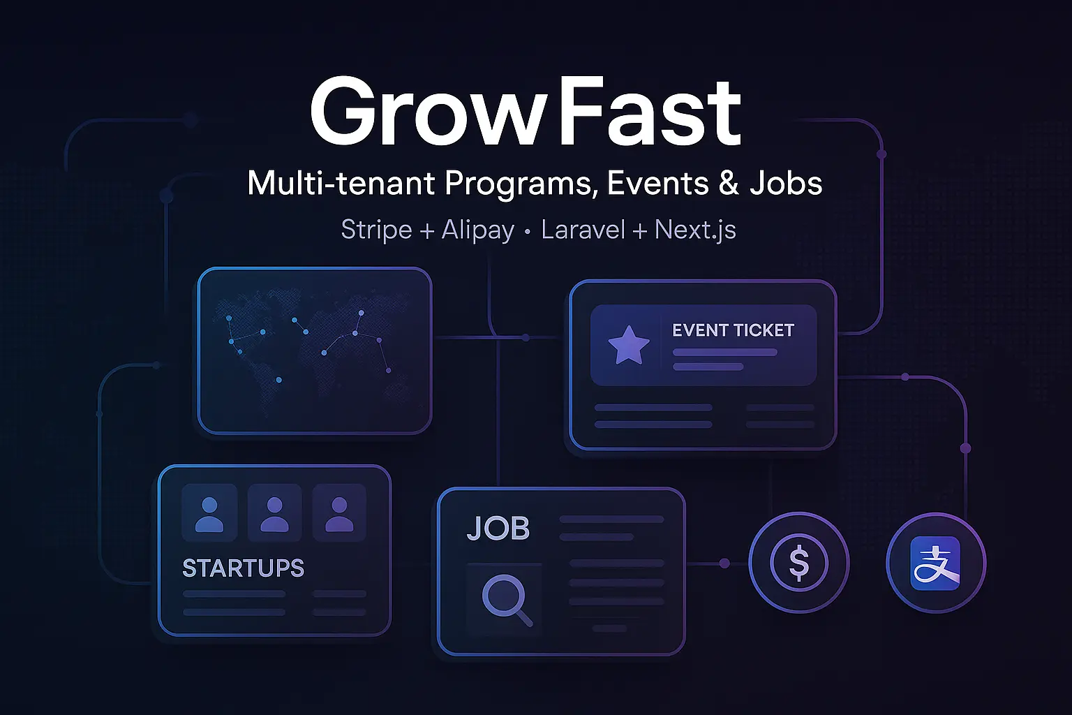 GrowFast — Accelerator Platform for Startups, Events, and Jobs