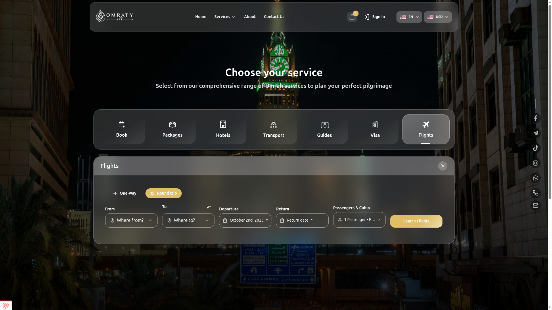 Omraty — Umrah & Travel Booking Platform - Image 1